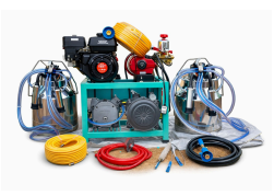 Double Bucket Capacity Milking Machine